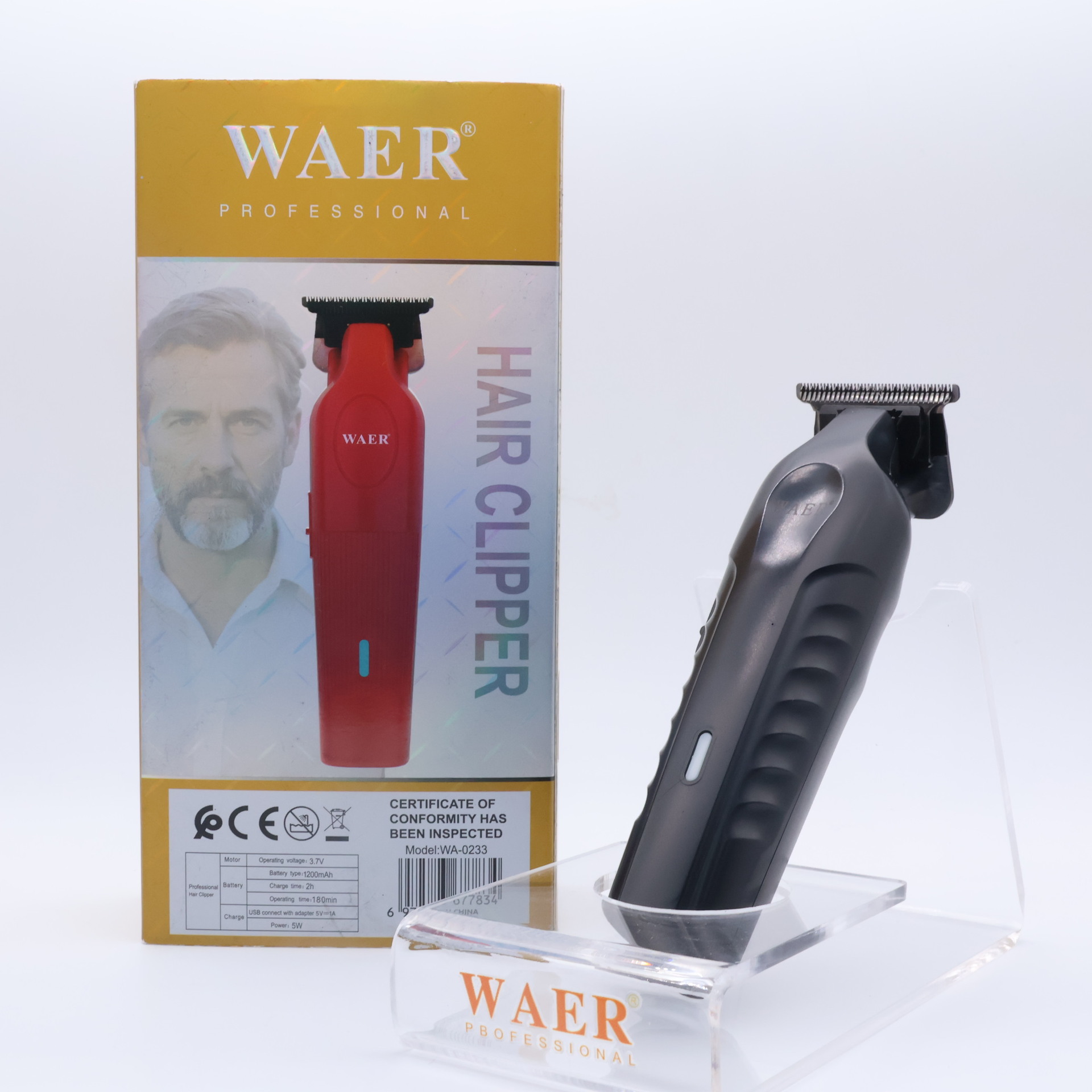 WAER新款电动理发剪雕刻不锈钢电推剪发廊专用大功率专业款电推子详情28