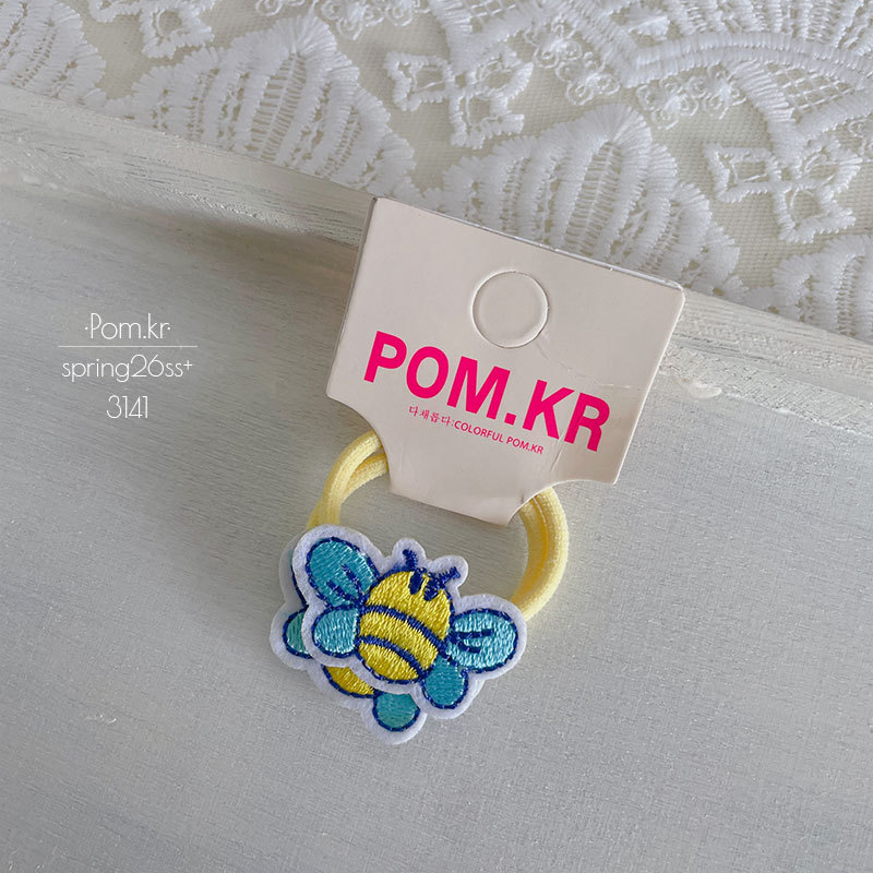Spring new cute little bee hair clips, children's fabric side broken hair bangs clips, Bye clips baby hair accessories for women pic 7