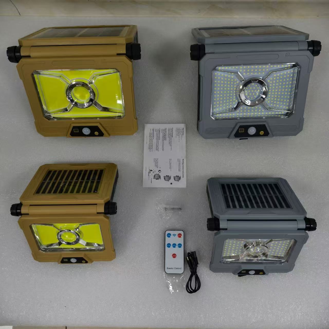 Solar garden lamps, solar panel street lamps, rainproof and waterproof lighting, energy-saving rechargeable outdoor garden lamps pic 13