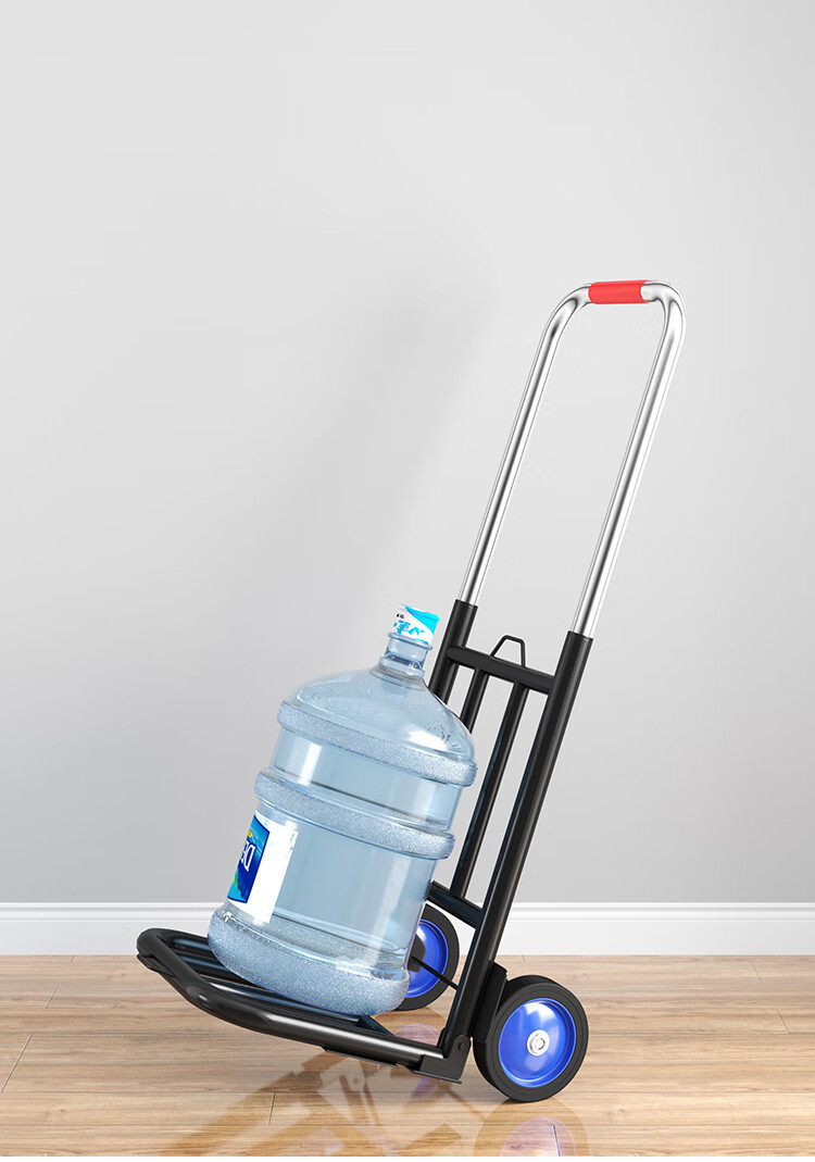 Feida shopping trailer, household hand-pulled cart, portable material handling, folding trolley, small luggage trolley, grocery shopping pic 3