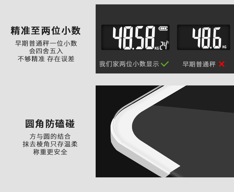 充电体重秤跨境电子秤商用人体迷你体重秤家用电子称称重秤厂家详情11