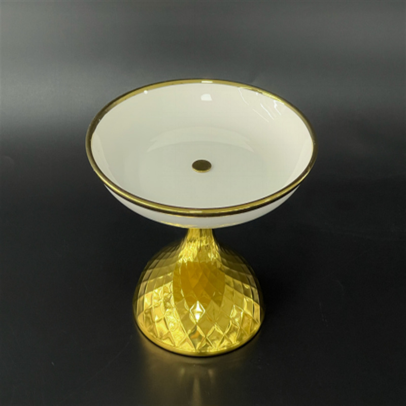 厂家直销五金提手串盘架水果盘子蛋糕甜品盘果盘合金支架家居配件详情13