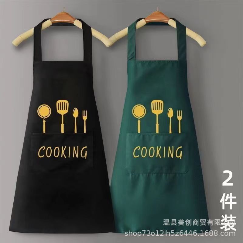 围裙厨房做饭防水防油免清洗工作服男女同款厨房围裙家用做饭时尚详情14