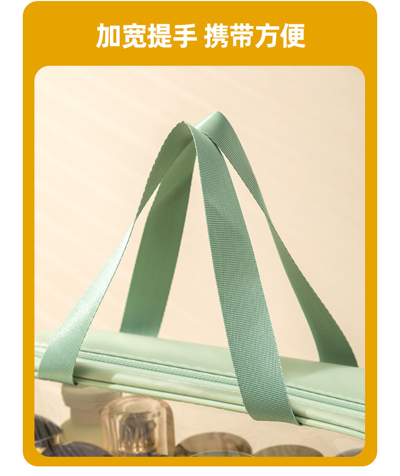 Cross-border best-selling three-piece cosmetic storage bag, large capacity, high appearance level toiletry bag, portable travel storage bag pic 8