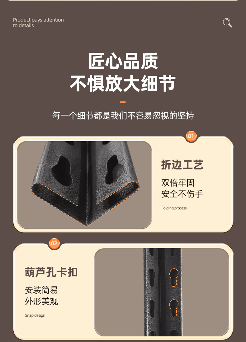 货架批发多层置物架落地收纳架钢制阳台仓库杂物储物超市快递跨境详情18