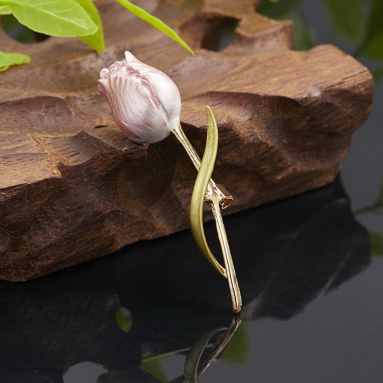 Cross-border best-selling plant series brooches, daisies, sunflowers, lacquered vases, maple leaf flower brooches and brooch accessories pic 22