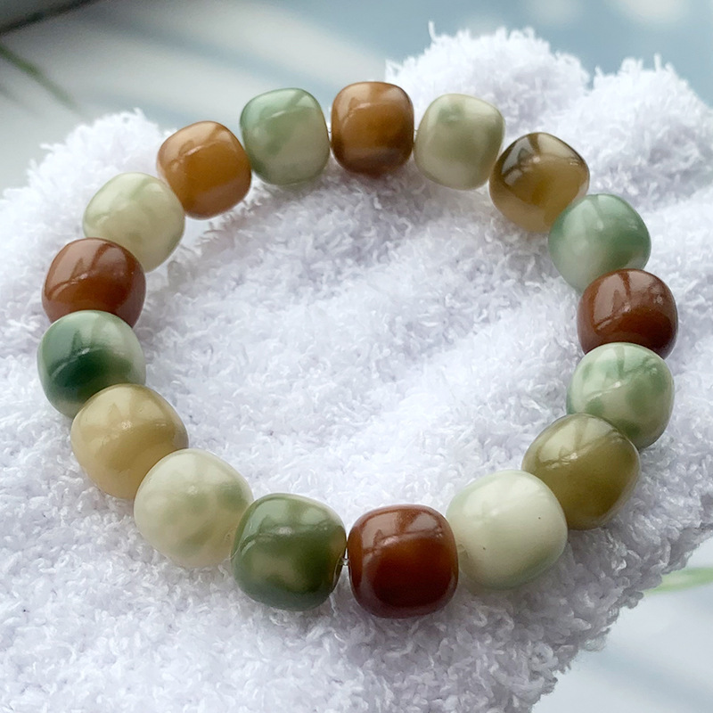 花皮桶珠菩提手串菩提根手串手链老型桶菩提子绕指柔佛珠文玩男女详情2