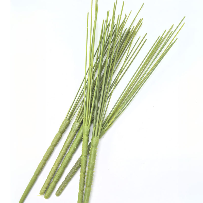 花枝五头40厘米箭头光杆仿真绿植多功能把束枝头配件办公文化园艺仿真枝叶装饰详情1