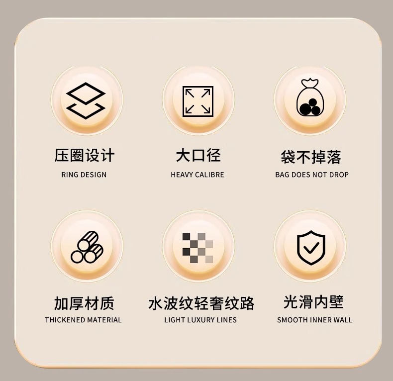 2025 Water ripple trash can, new transparent household model, light luxury high-end paper basket, large capacity, bathroom, bedroom pic 4