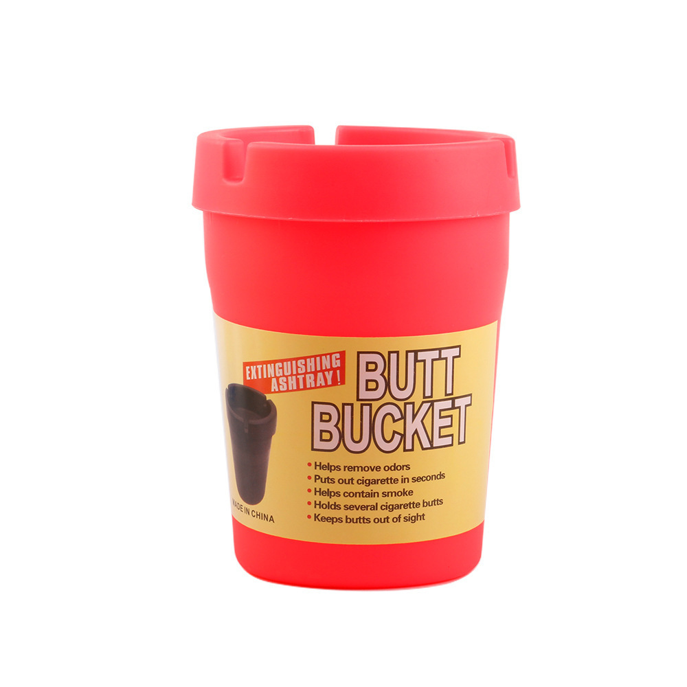 跨境热卖塑料车载烟灰缸 可拆卸便携PP材质多色塑料烟缸 Ashtray详情11