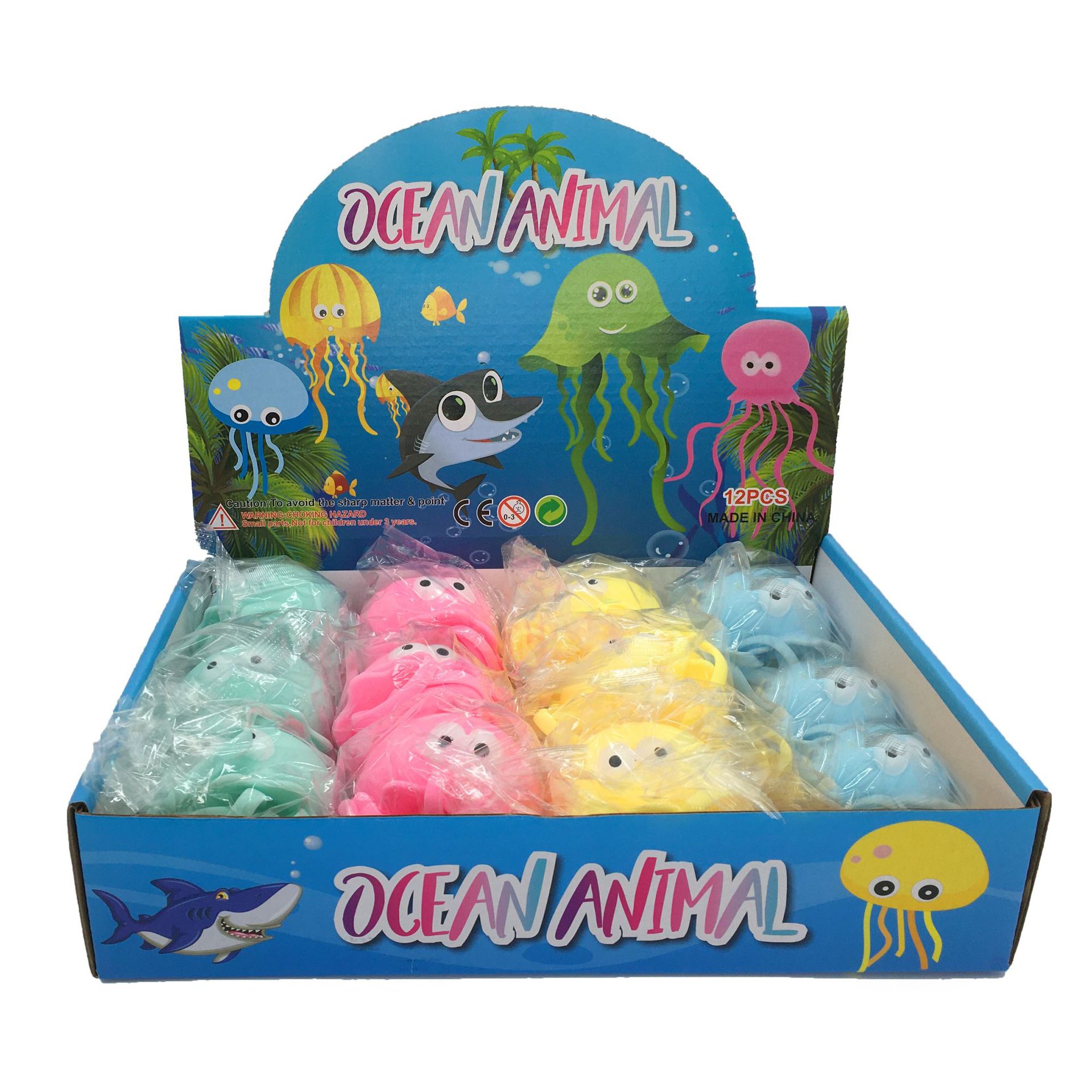 Cross-border direct sales of jellyfish pinching and venting toys, TPR flour stress-relieving octopus fun gifts wholesale octopus pic 5