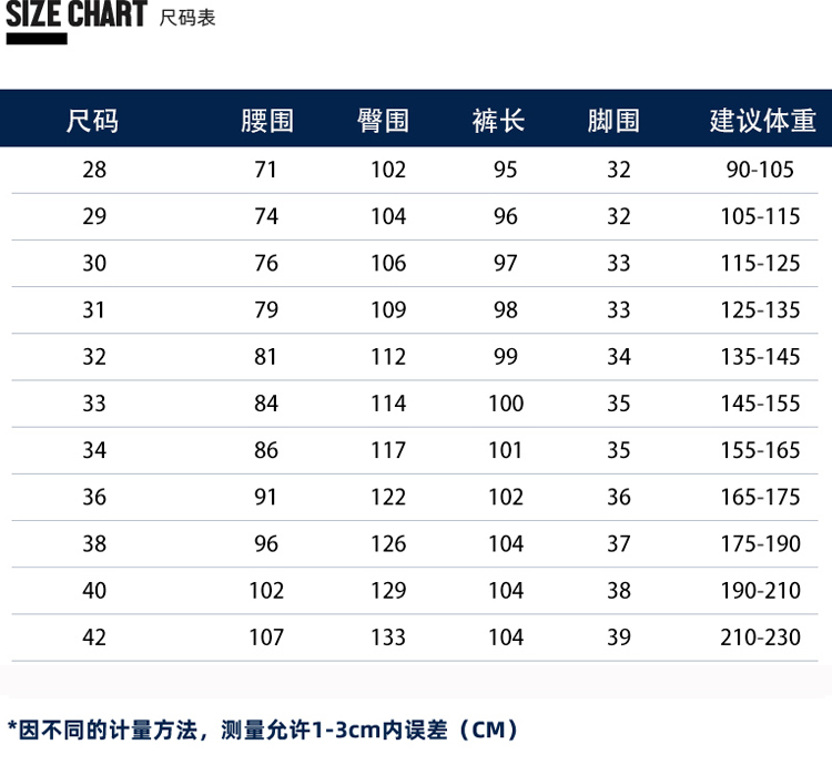 春秋百搭弹力裤子男2024新款男裤宽松加肥加大牛仔裤男士大码黑色详情7