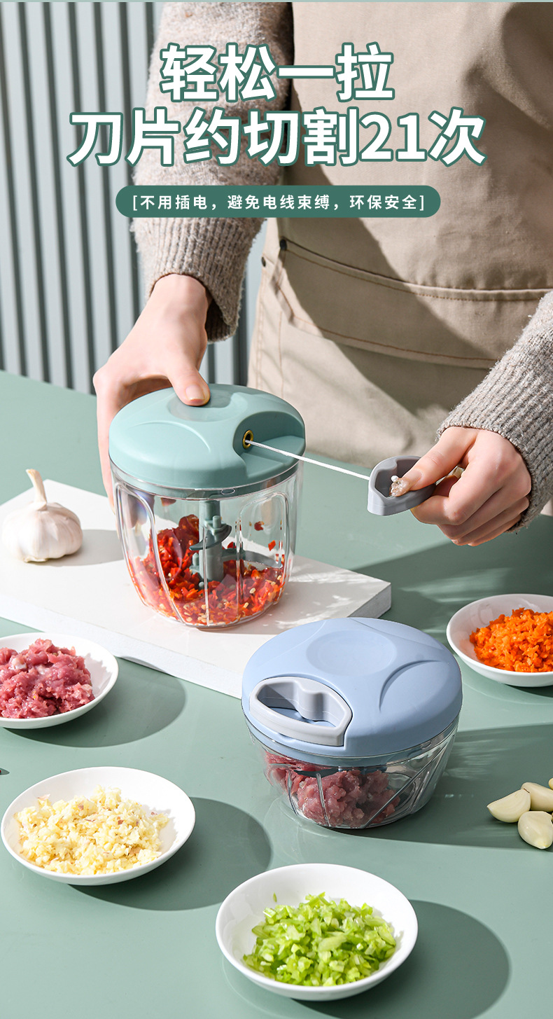 Garlic paste magic tools: garlic mashing machine, manual garlic pressing and pulling machine, complementary food garlic stirring machine, garlic beating and crushing machine, garlic mashing machine pic 3