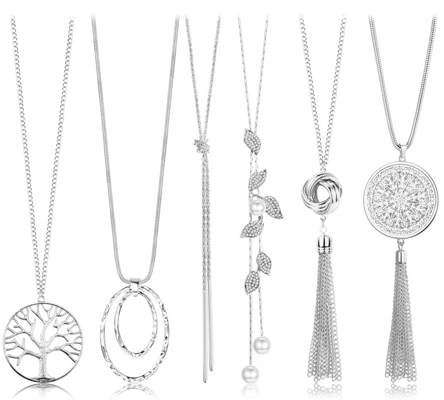 跨境热销毛衣链女高级感长项链欧美个性小众轻奢百搭秋冬饰品挂件详情10