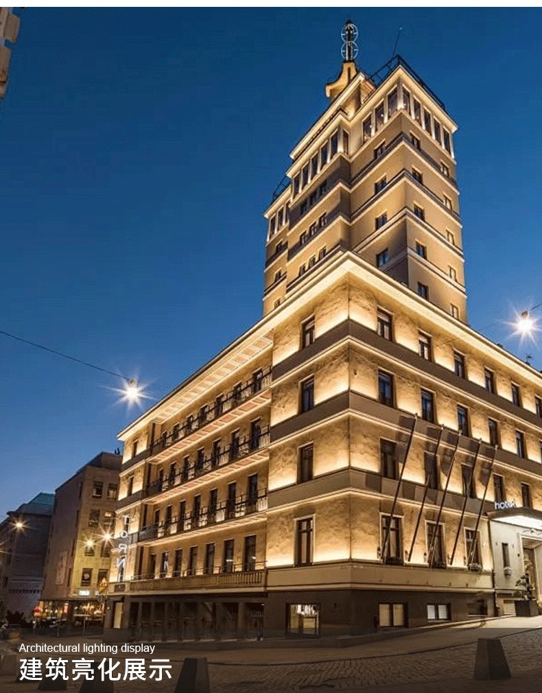 跨境led户外洗墙灯酒店庭院亮化鱼池景观喷泉外控线条灯景观照明详情8