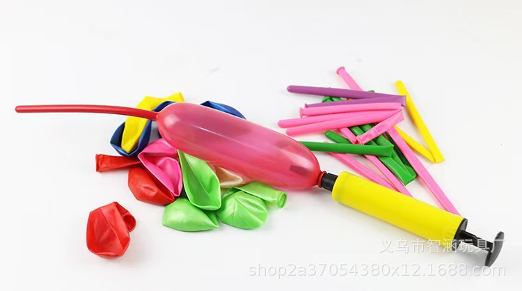 Manual portable balloon, large air pump, hand-pushed pointed mouth, wedding, celebration, birthday, Western-style bubble balloon air pump pic 8