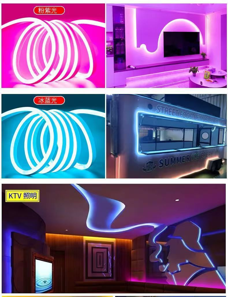 led flexible light strips, ultra-bright embedded linear light troughs, neon light strips, outdoor waterproof engineering lighting linear lights pic 26