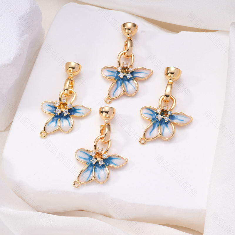 Pearl necklace, horn buckle, universal buckle, end buckle, hug buckle, bracelet connecting buckle, sweater chain, lap buckle, diy accessories pic 14