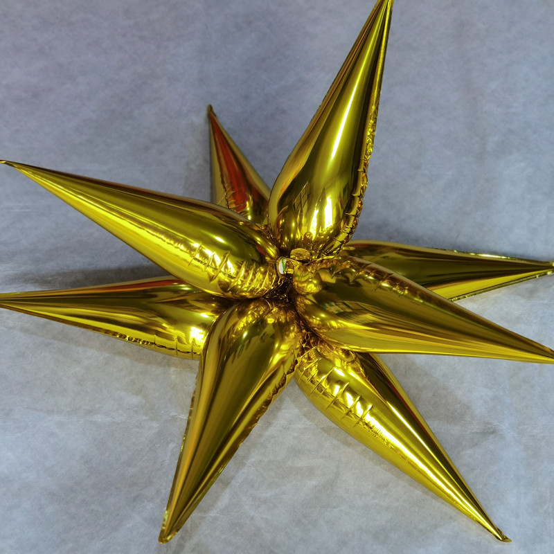 Amazon water drop aluminum film balloons, conical aluminum foil, wedding, birthday party, mall event decoration, explosive star balloons pic 6