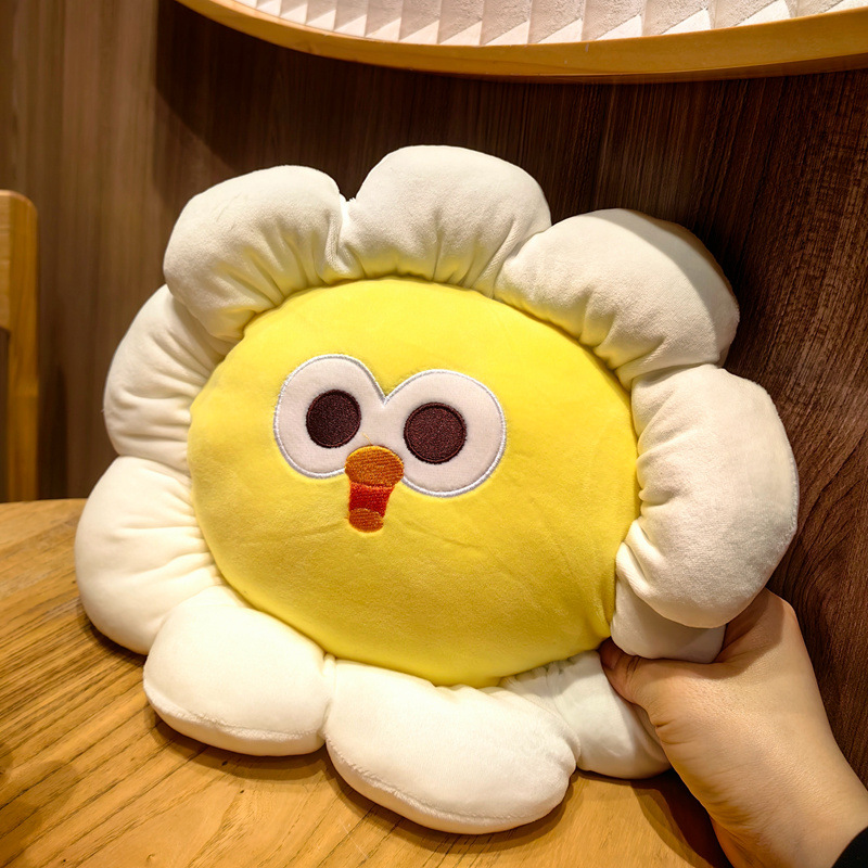 Fun hamburger chicken, stuffed pillow, sandwich chicken doll, funny plush toy, home sofa, personalized decoration pic 1