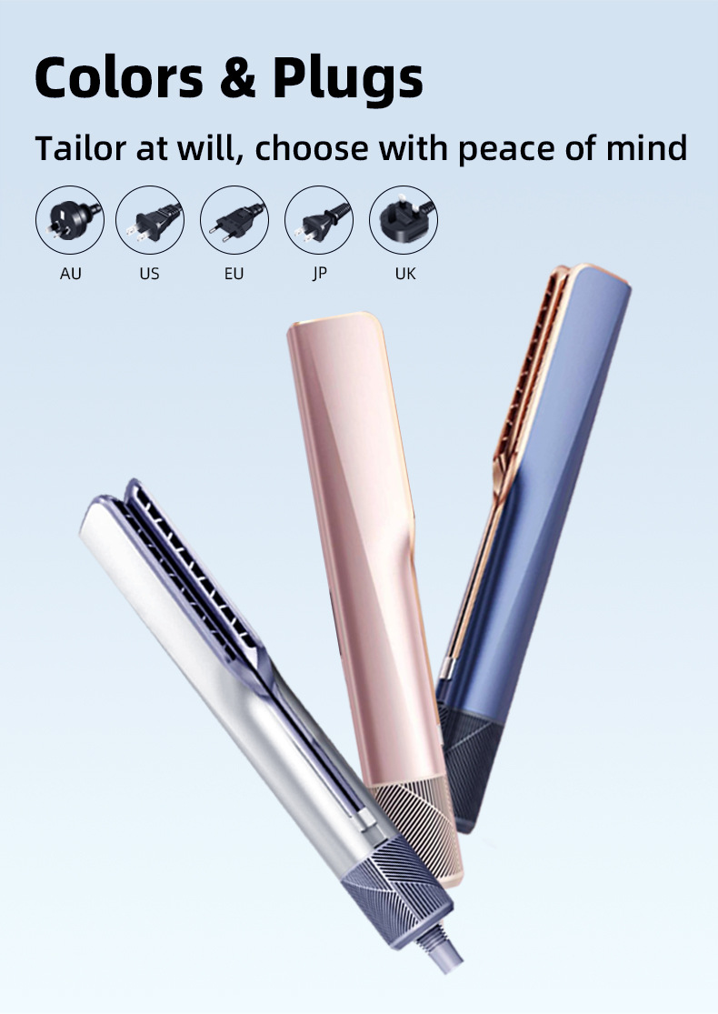 shanilak custom high-speed hair dryer two-in-one negative ion hot air, cold air, straight hair clipper blow pic 3