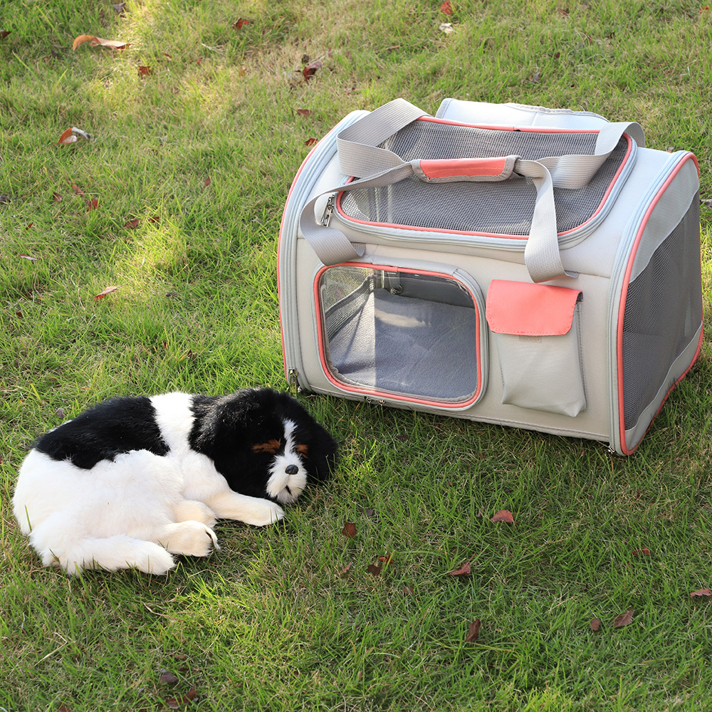 Rongka Pet Cross-border Cat Bag, Breathable Pet Backpack, Cat and Dog Pet Bag, Breathable Hand-held Pet Travel Bag pic 5