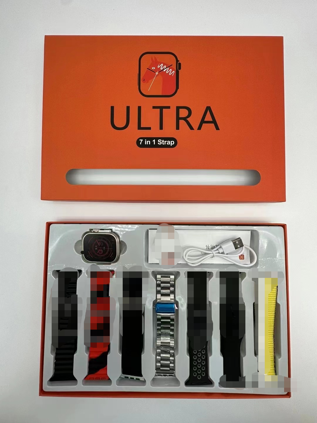 跨境7合1多表带心率血压血氧健康监测蓝牙通话智能手表详情2