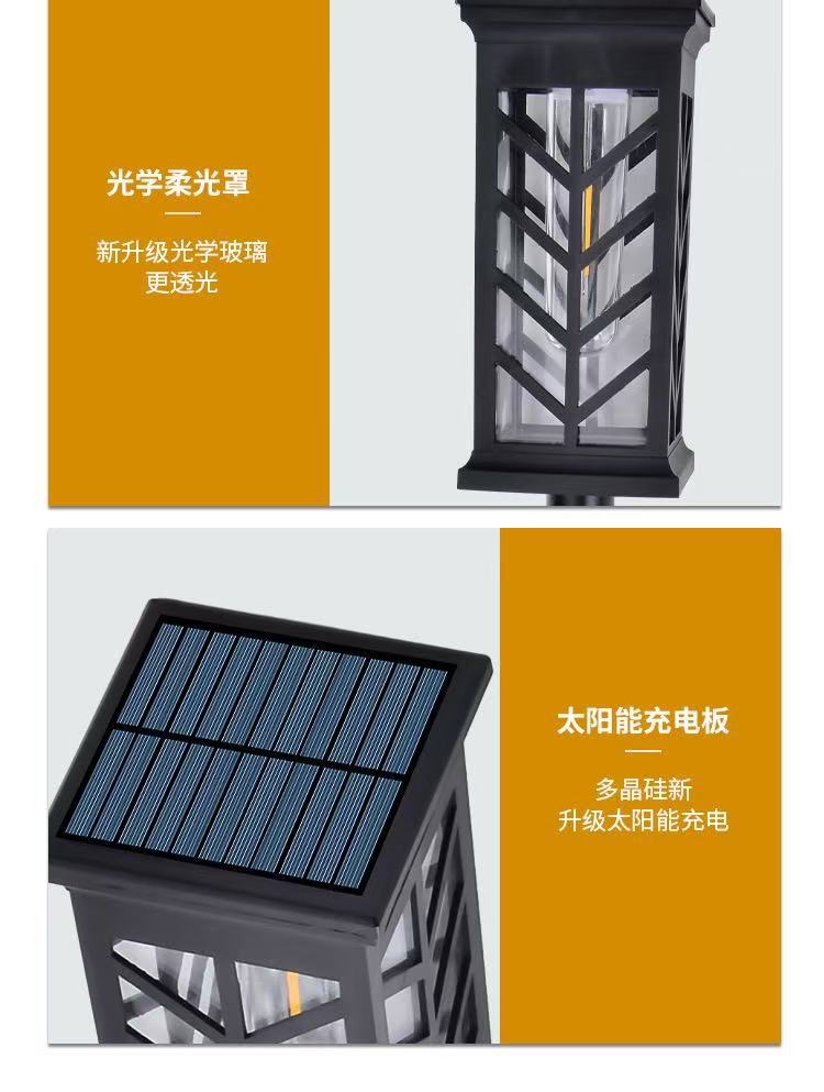 Outdoor solar courtyard ground socket lamp, waterproof, easy to install, long-lasting, intelligent light-controlled night lighting street lamp pic 11