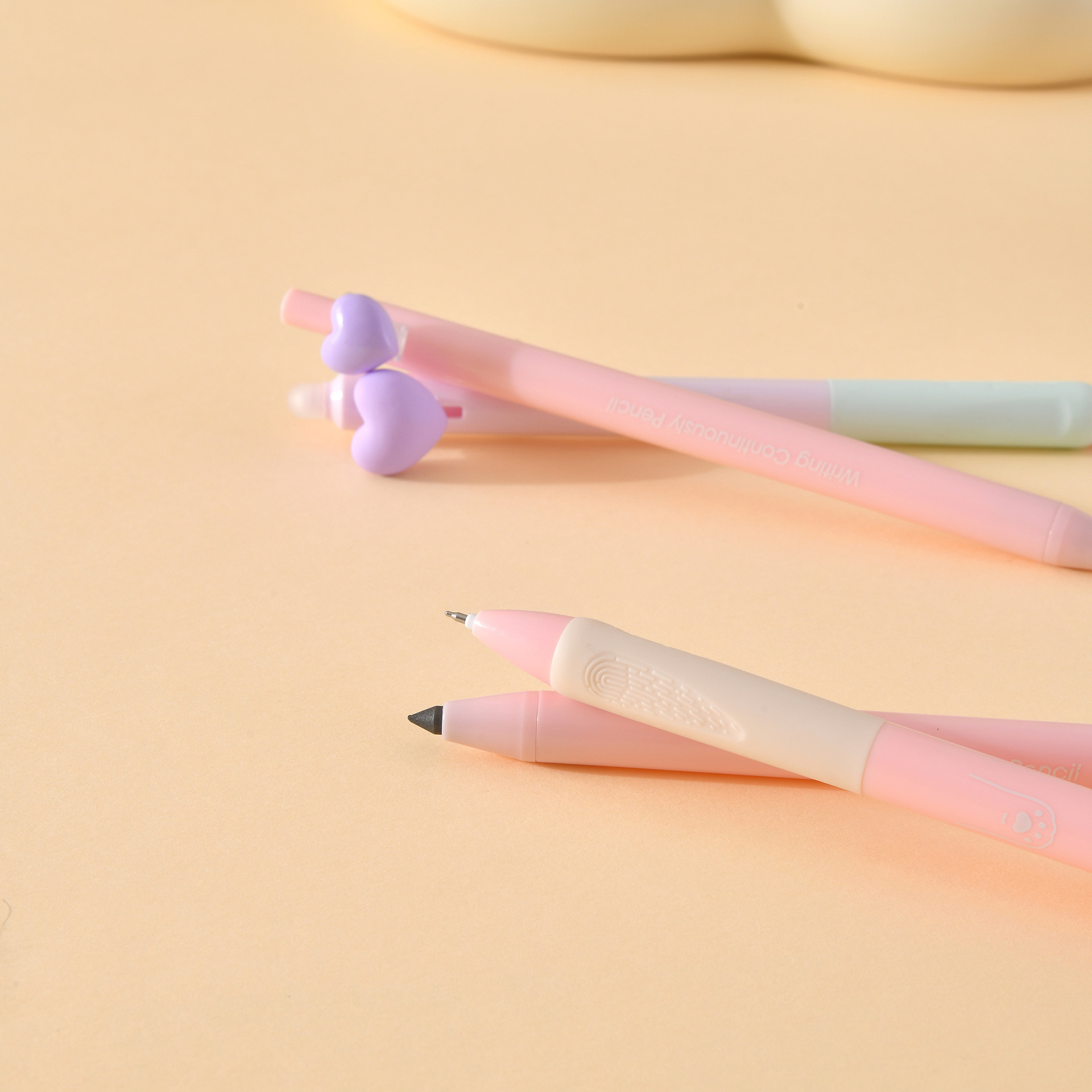 The Chenxi Love Press Set features an erasable gel pen and an eternal pencil with a blue core, ensuring smooth and fluid writing for students pic 9