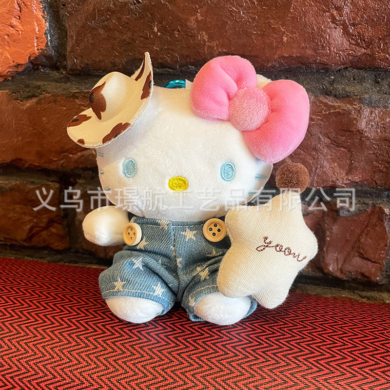 Cute hellokitty keychain pendant, kt cat plush doll, fashionable bag pendant, Kitty doll pic 6