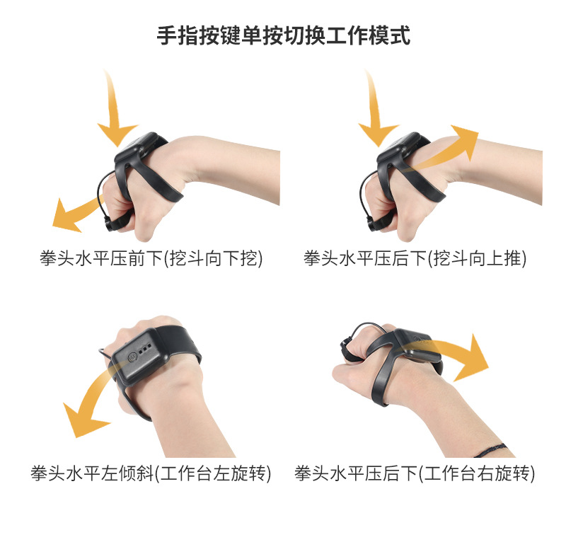 跨境2.4G遥控仿真挖掘机推土机自卸车合金工程车儿童玩具汽车批发详情21
