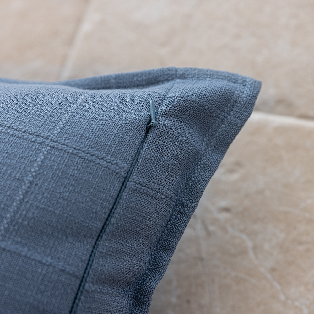 Cross-border minimalist style autumn and winter solid color polyester double-sided jacquard checkered home cushion Headboard sofa pillowcase pic 33