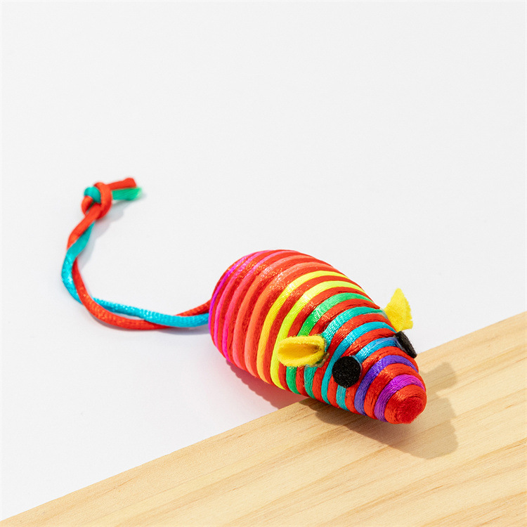 宠物猫玩具彩色绕线小老鼠猫玩具宠物用品迷你型物玩具跨境批发详情15