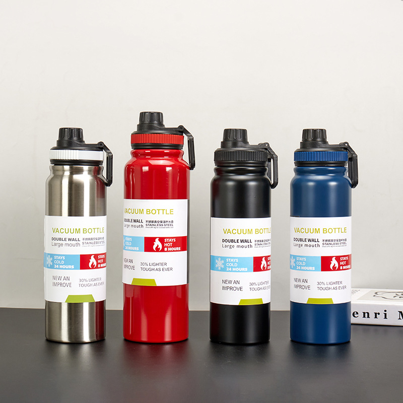 跨境304不锈钢保温杯手提水瓶户外便携直饮运动水壶大容量太空壶详情4