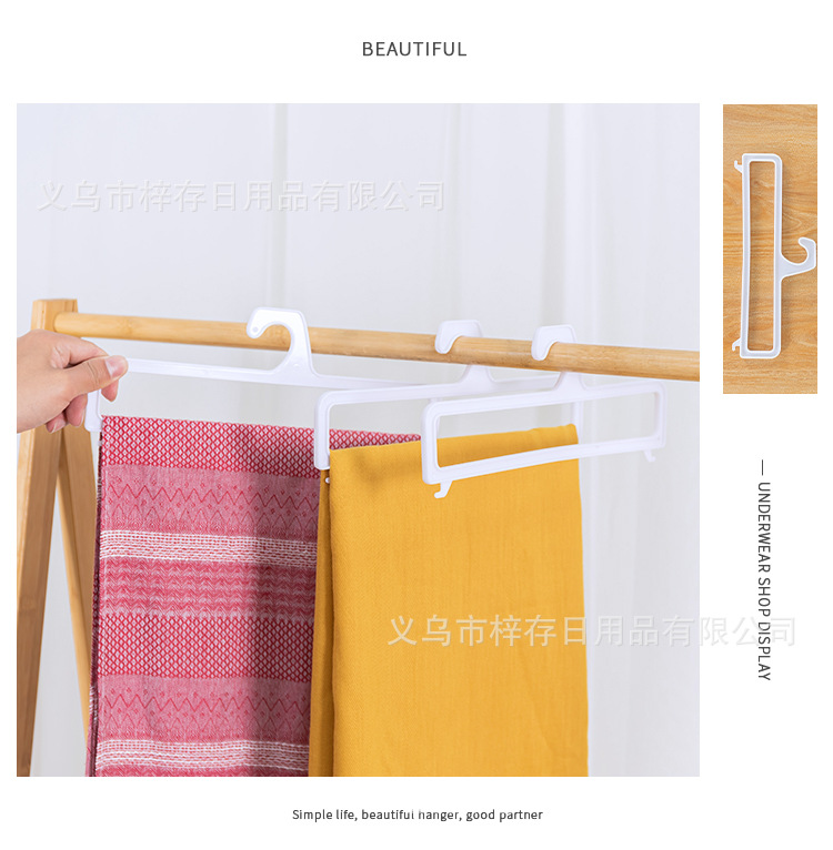 Manufacturer wholesale towel racks, plastic tie towel storage racks, scarf store towel, silk scarf, hat display rings pic 6