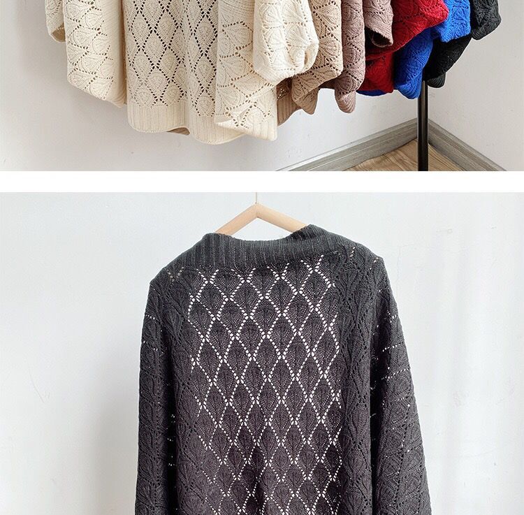 披肩女夏季高级感春夏新款针织外穿坎肩韩版百搭宽松夏天旗袍外套详情6