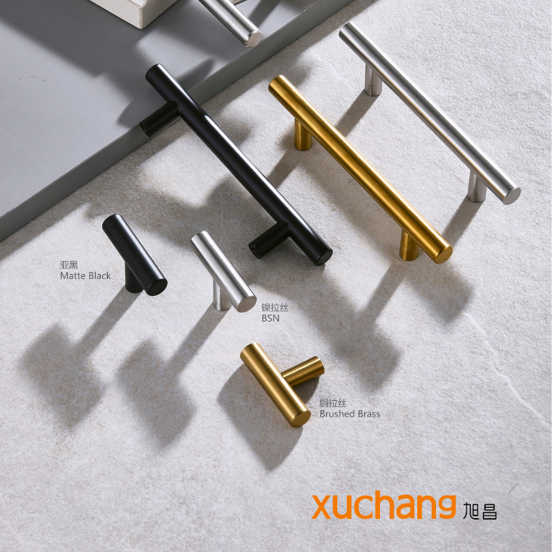 不锈钢ss201.304拉手空心实心T型铁把手柜门橱柜抽屉衣柜门把手详情14