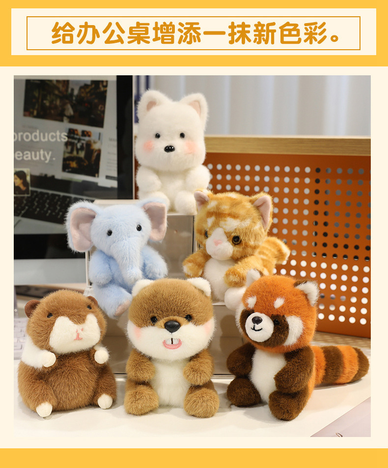 Q-cute palm treasure desk companion doll, adorable plush toy doll, study companion, birthday gift for girls pic 11