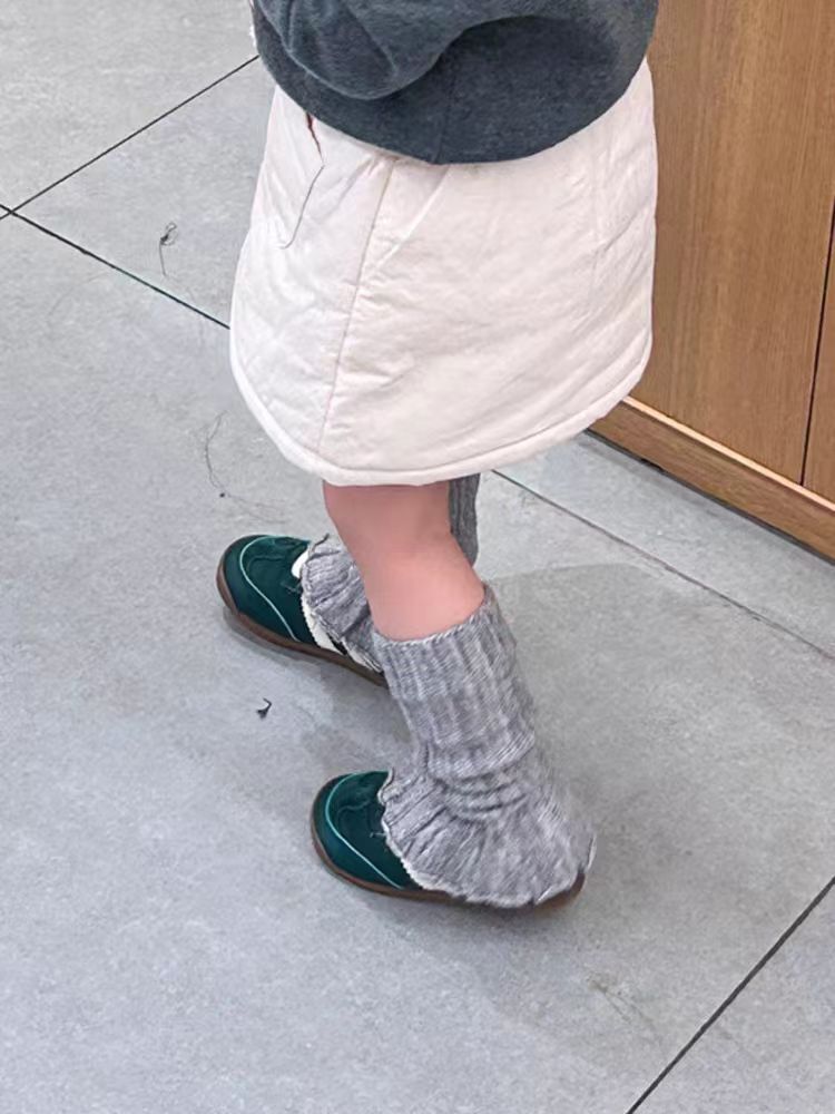 女童针织小腿袜套秋冬款女宝宝时尚中筒袜长款推推袜保暖宝宝袜子详情7