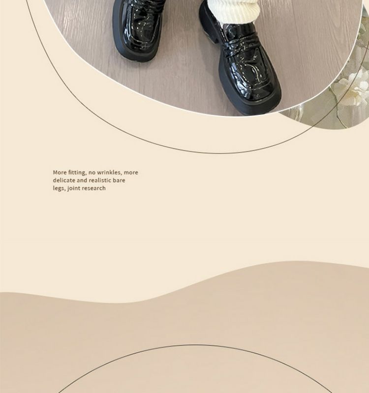 双层波点黑丝光腿裤袜丝袜女春秋薄款加厚冬季自然肉色裸感打底裤详情7