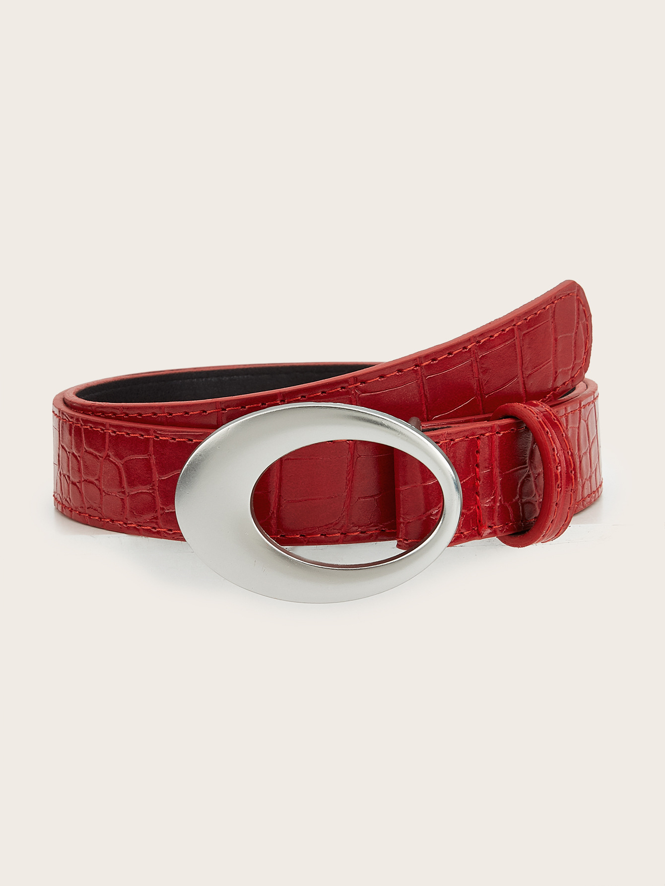 American retro y2k belt for women, 2024 new style ethnic style belt, versatile with jeans belt, high-end brown pic 2