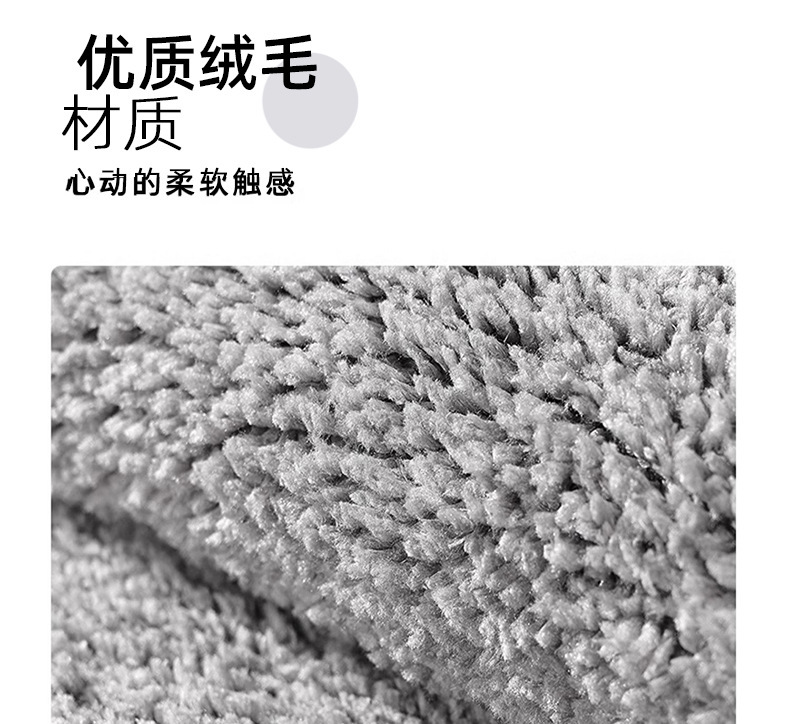 加厚洗手间地垫吸水卫生间厕所浴室防滑垫子卧室地毯门垫进门脚垫详情8