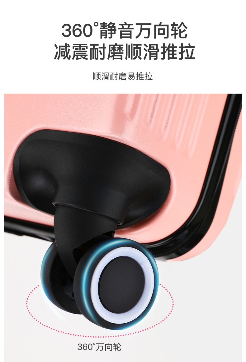 儿童拉杆箱学生密码箱万向轮卡通拉杆箱批发可印logo 行李箱详情5