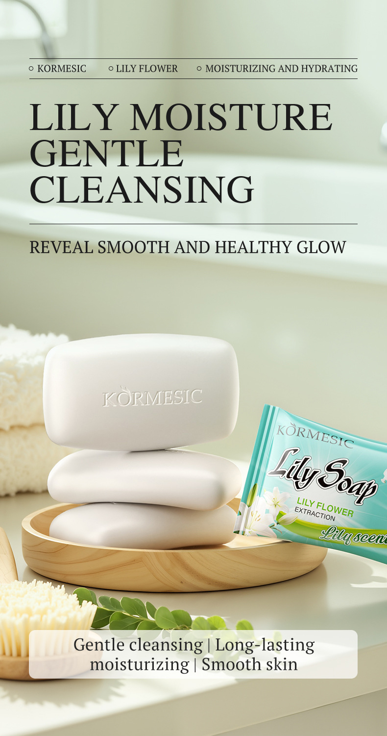 KORMESIC Handmade soap, a cross-border all-English handmade soap for cleansing the skin and controlling oil, is a bestseller pic 35