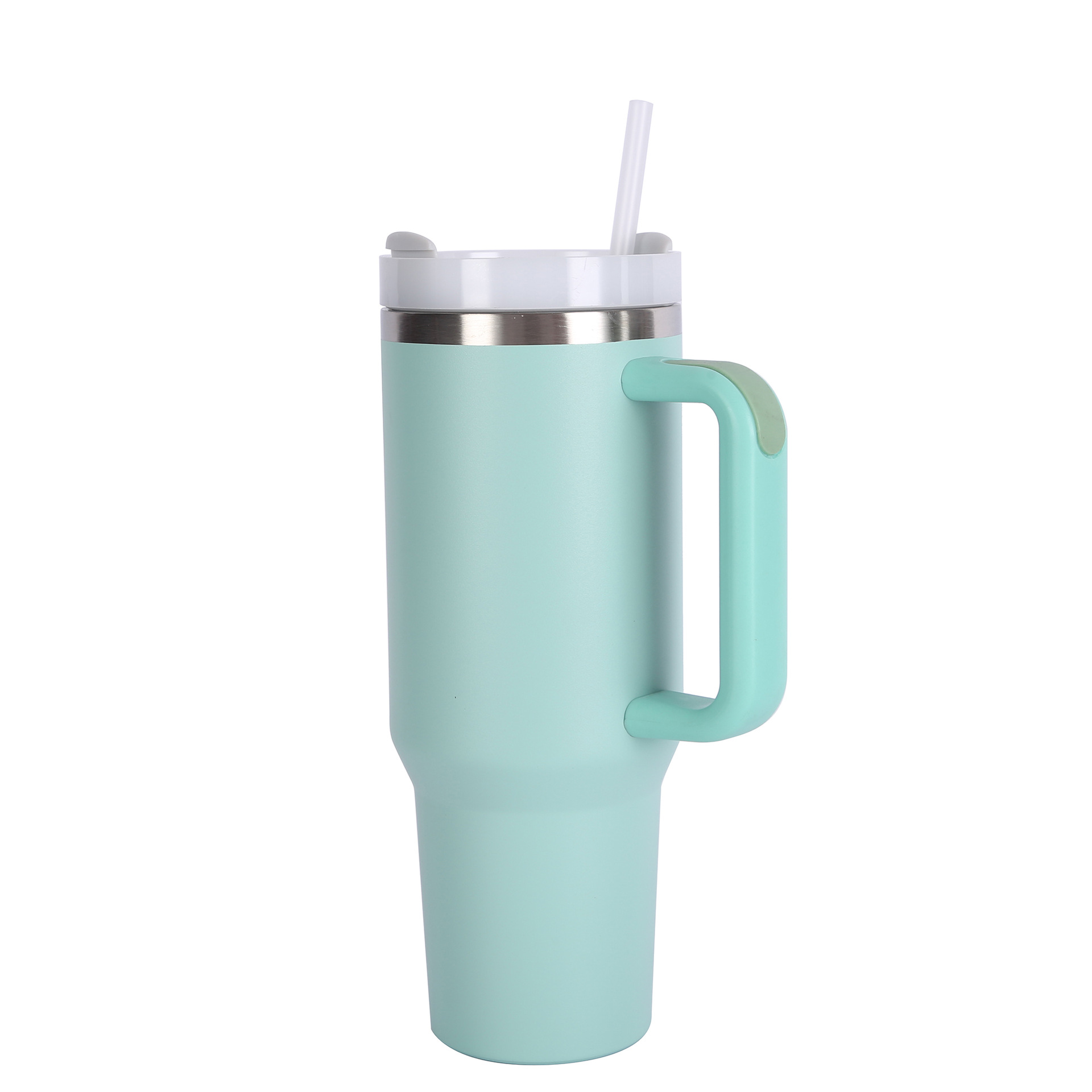 跨境40oz二代汽车杯冰霸杯304不锈钢保温杯带手柄吸管杯带吸管详情7