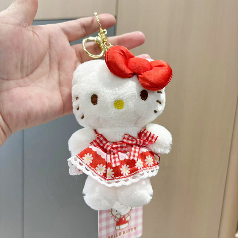 Оригинальная версия мультяшных игрушек KT, мультяшные куклы, рюкзаки с девчачьим сердцем, оригинальные брелоки pic 8