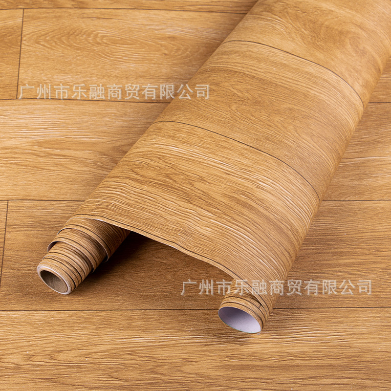 跨境批发木纹贴纸桌面衣柜柜子翻新防水自粘自带胶壁纸背景墙加厚详情42