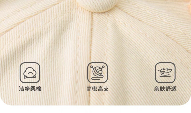 宝宝帽子春秋款软檐鸭舌帽可爱超萌棒球帽婴幼儿遮阳帽出游防晒帽详情12