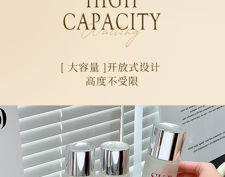 Rotating cosmetics storage box, table skin care product tray, shelf, lipstick, perfume, lotion, dressing table storage plate pic 3