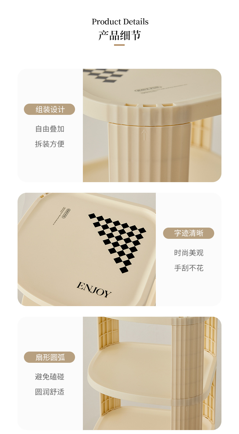 Floor-standing multi-layer shoe rack, bathroom storage rack, space-saving, simple household shoe cabinet, large-capacity multi-functional storage rack pic 8